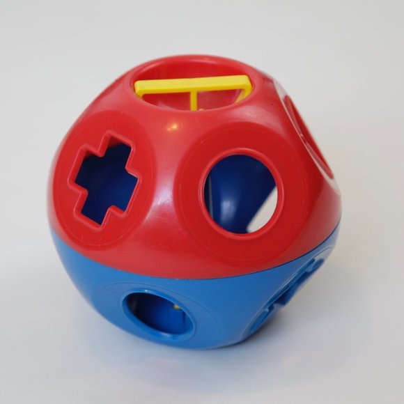 Vintage Tupperware Tuppertoys Shape Sorter Rattle Ball, Toddler/Kids/Child's Toy - Picture 4 of 7
